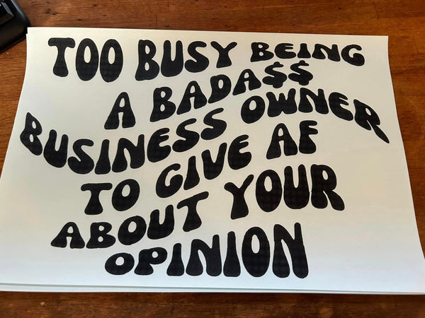 Badass Business Owner