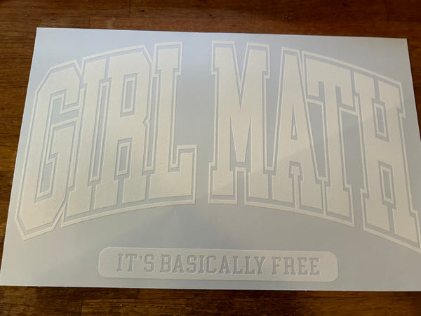 Girl Math
