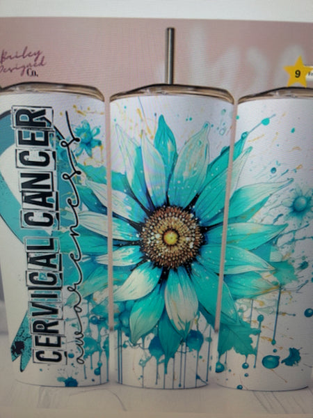 January Tumbler (Cervical Cancer)