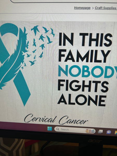 January Awareness Shirt (Cervical Cancer)