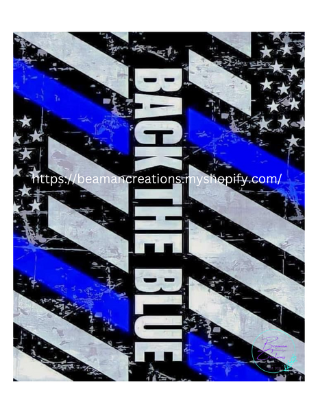 Back the Blue Tumbler