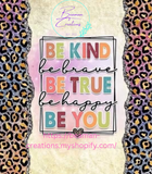 Be Kind Tumbler