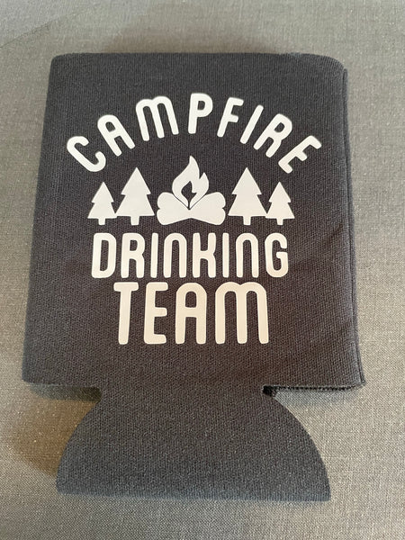 Campfire Drinking Team Koozie