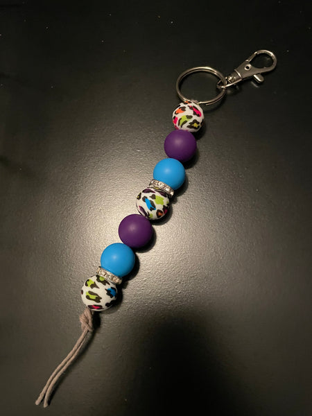 Party leopard keychain