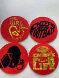 House Coasters Set of 4
