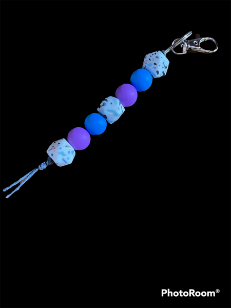 Terrazzo Print Keychain