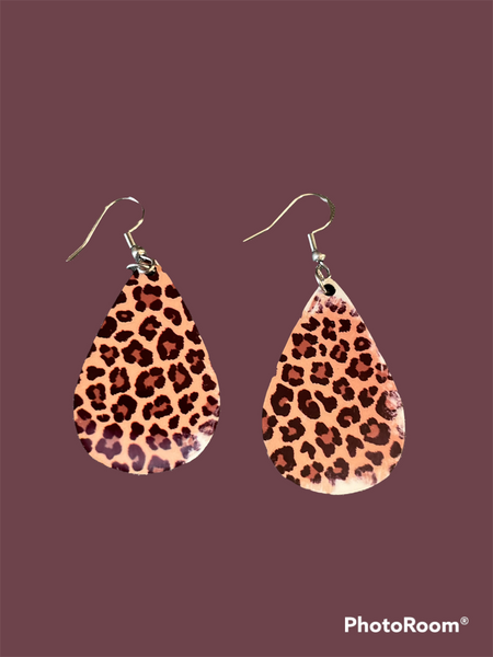 Cheetah Print Earrings