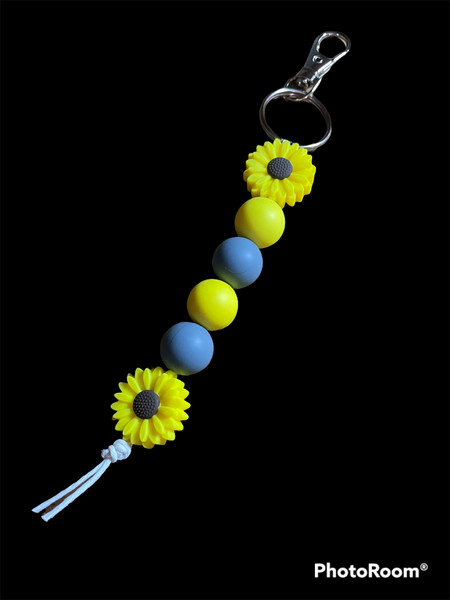 Sunflower Keychain